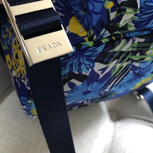 ✨NEW!✨Authentic!✨Prada NWT! Nylon Leather Backpack - Picture 7 of 8